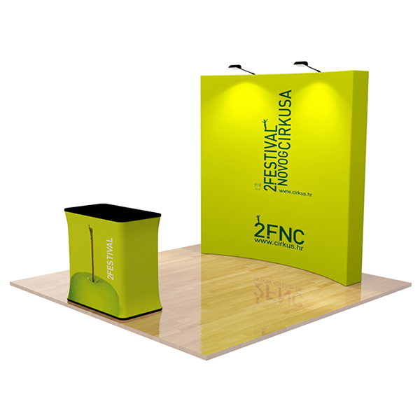 Kiosque Popup Courbé